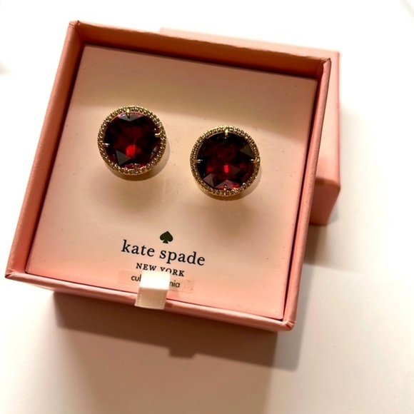 Kate Spade ‘She Has Spark’ Earrings in Fuchsia NIB - Picture 2 of 2
